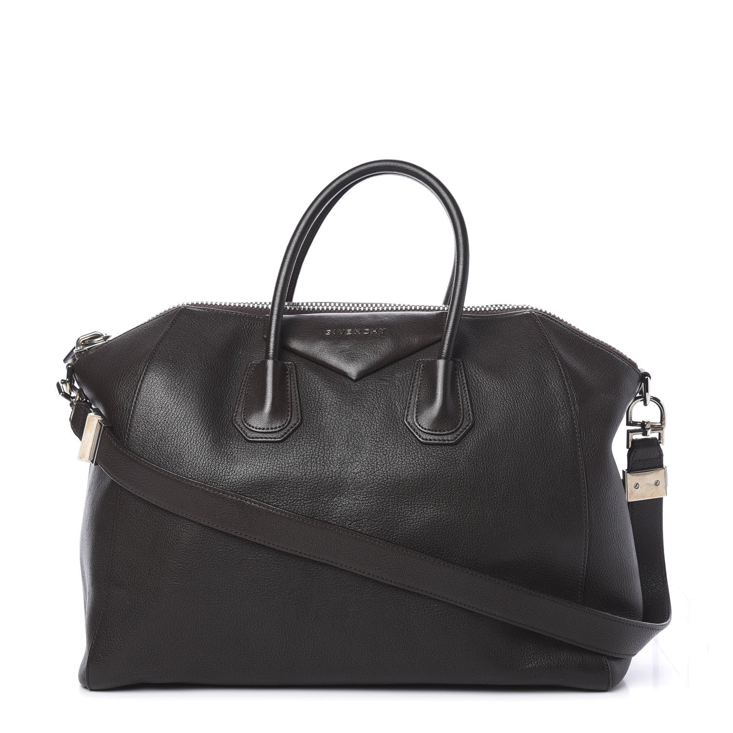 Givenchy Sugar Goatskin Medium Antigona Dark Brown 1 of 12
