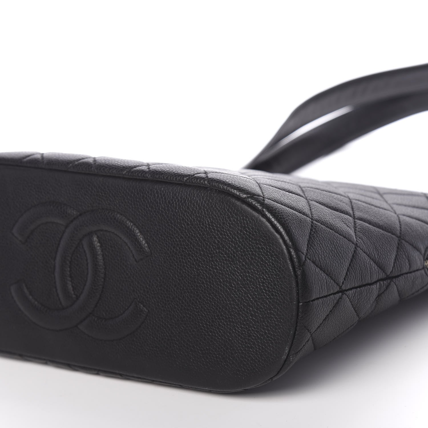 Chanel Caviar CC Shoulder Bag Black 11 of 11