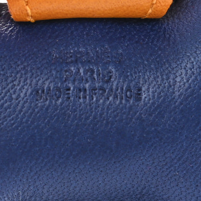 Hermes Milo Lambskin Grigri Rodeo Horse Bag Charm PM Bleu Saphir Rose Pourpre Bouton D'Or 3 of 4