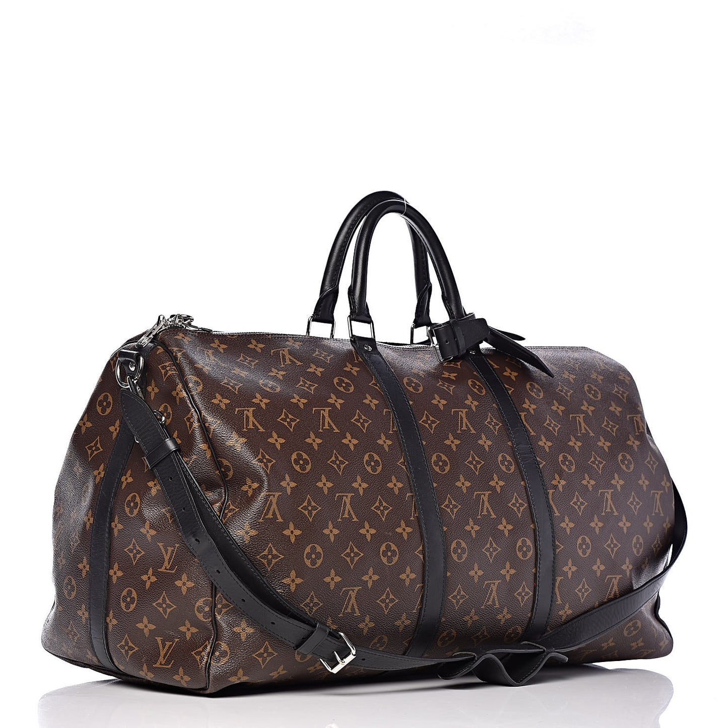 Monogram Macassar Keepall Bandouliere 55