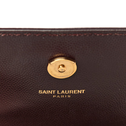Saint Laurent Grain De Poudre Small Monogram Kate Satchel Armaranto 12 of 13