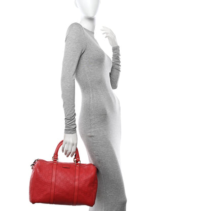 Gucci Guccissima Vitello Tender Medium Joy Boston Sporting Red 2 of 16