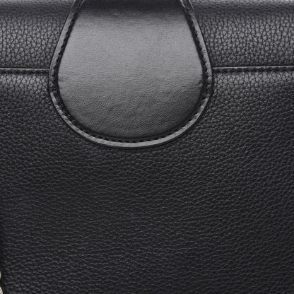 Christian Louboutin Pebbled Calfskin Small Rubylou Shoulder Bag Black 12 of 14