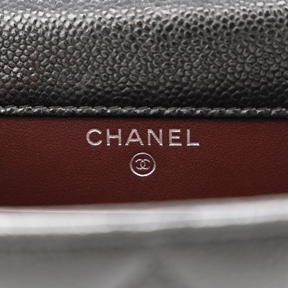 Chanel Caviar Quilted Classic Phone Holder Black 6 of 14