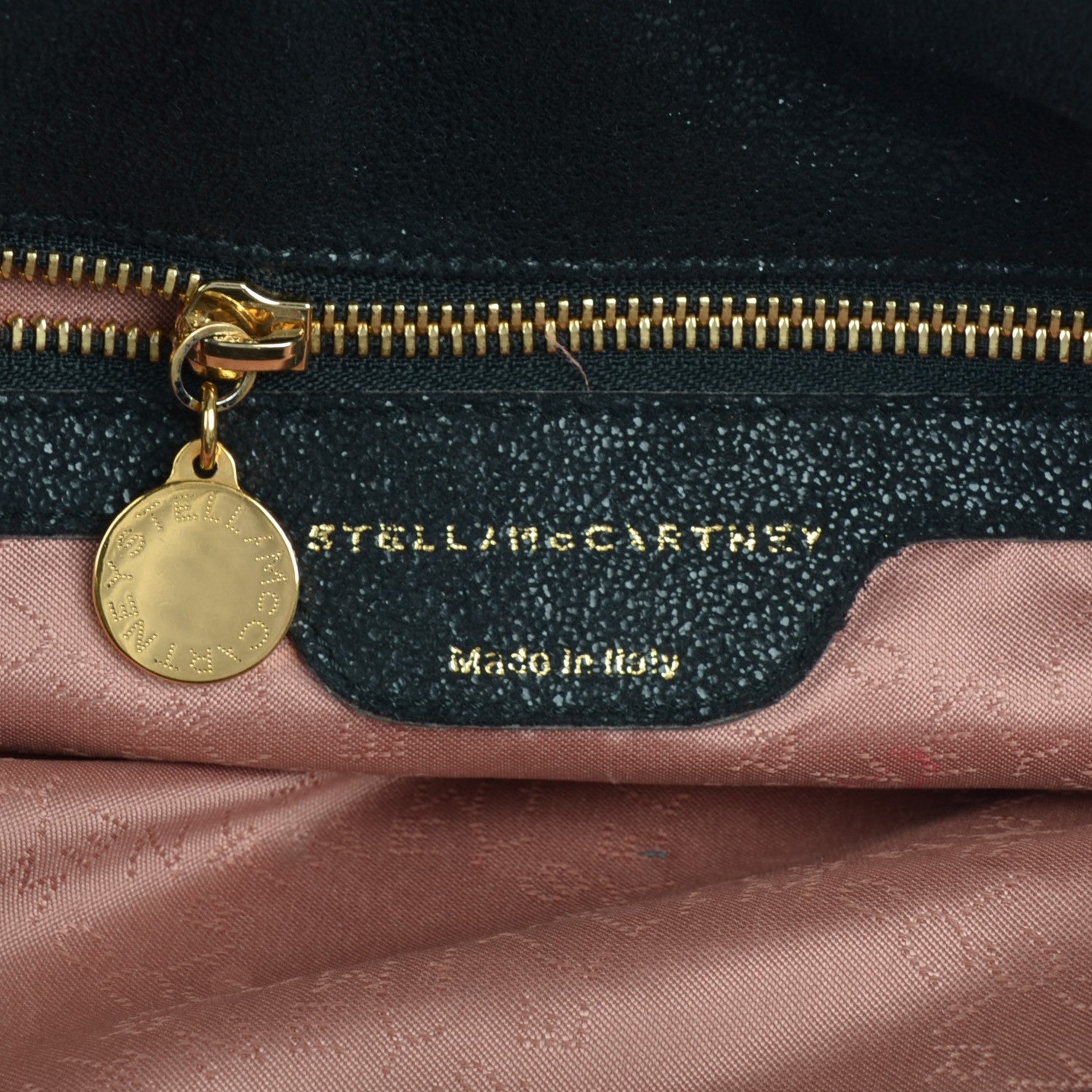Stella McCartney Shaggy Deer Falabella Fold Over Tote Black 6 of 9