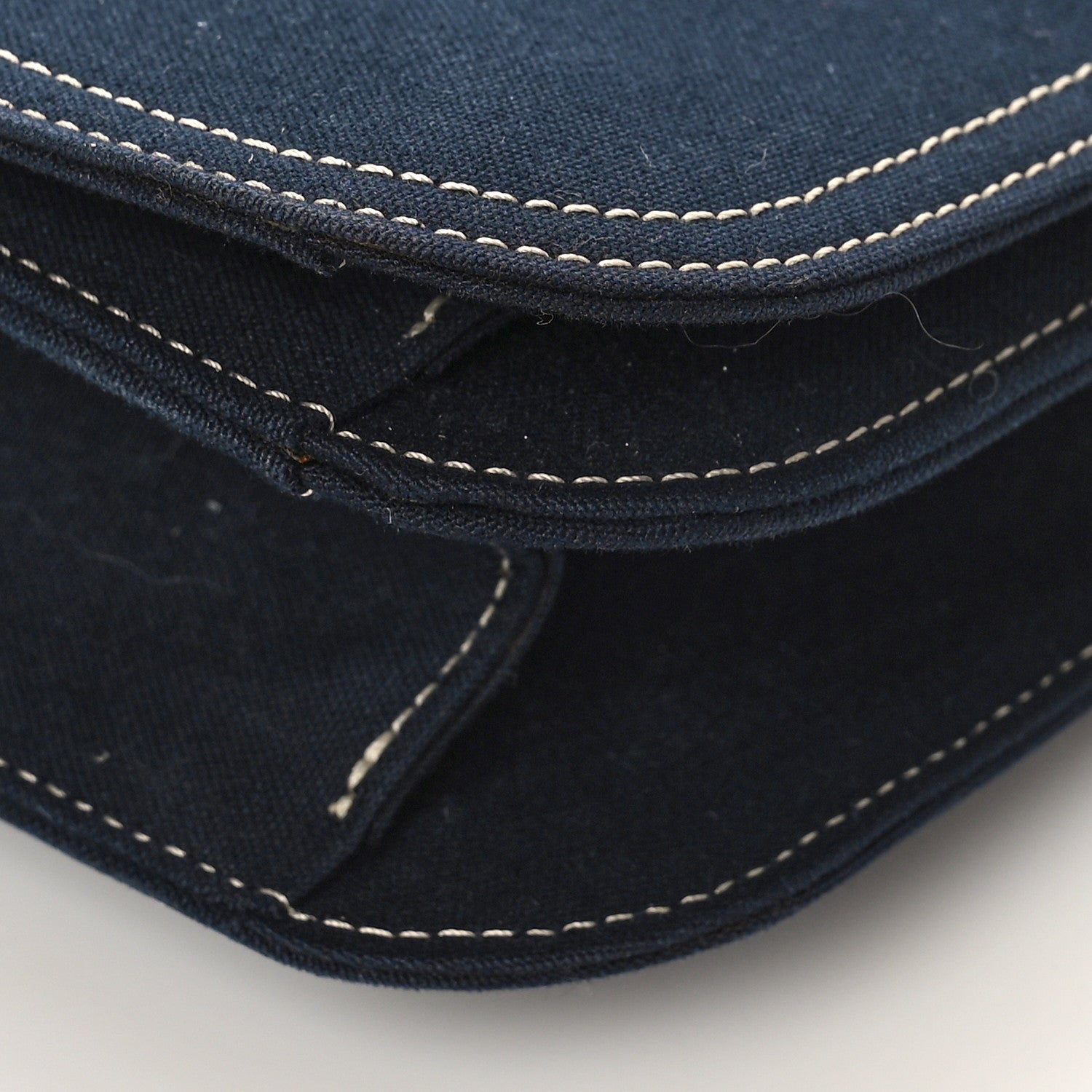 Fendi Denim Baguette Blue 8 of 8
