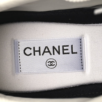 Chanel Calfskin CC Womens Sneakers 42 White 8 of 9
