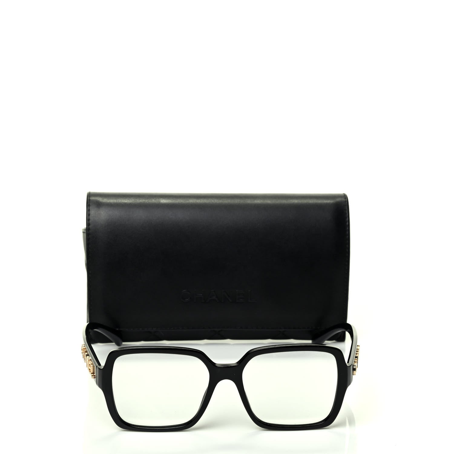 Chanel Acetate Square Sunglasses 5408 Black 6 of 6