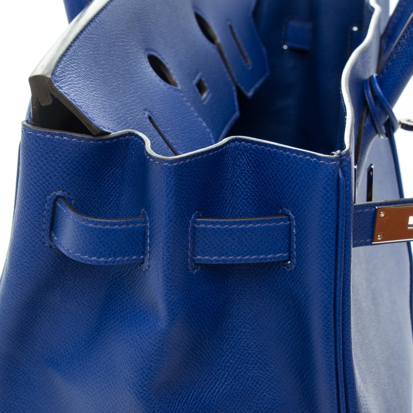 Epsom Birkin 35 Bleu Electrique