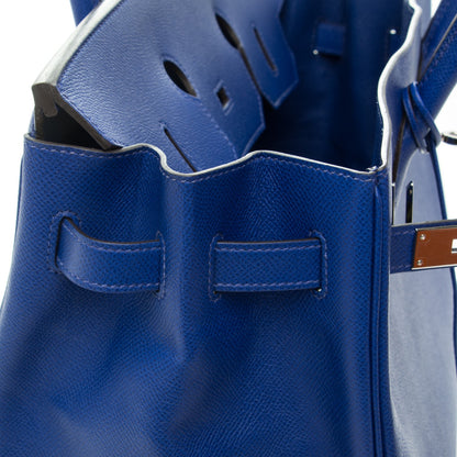 Hermes Epsom Birkin 35 Bleu Electrique 13 of 24