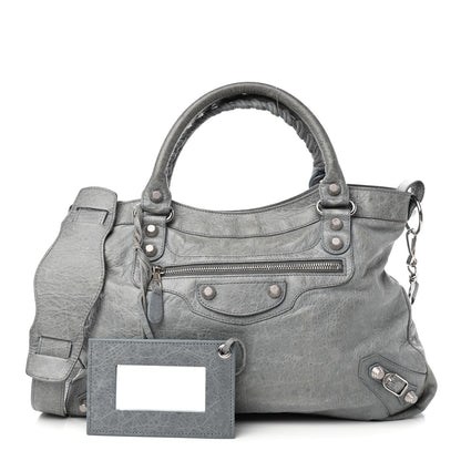Balenciaga Agneau Giant 12 Silver Hardware Town Ardoise 1 of 10