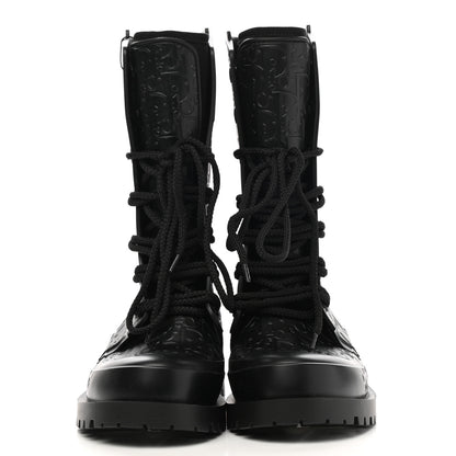 Christian Dior Oblique Rubber Diorcamp Boots 35 Black 2 of 7