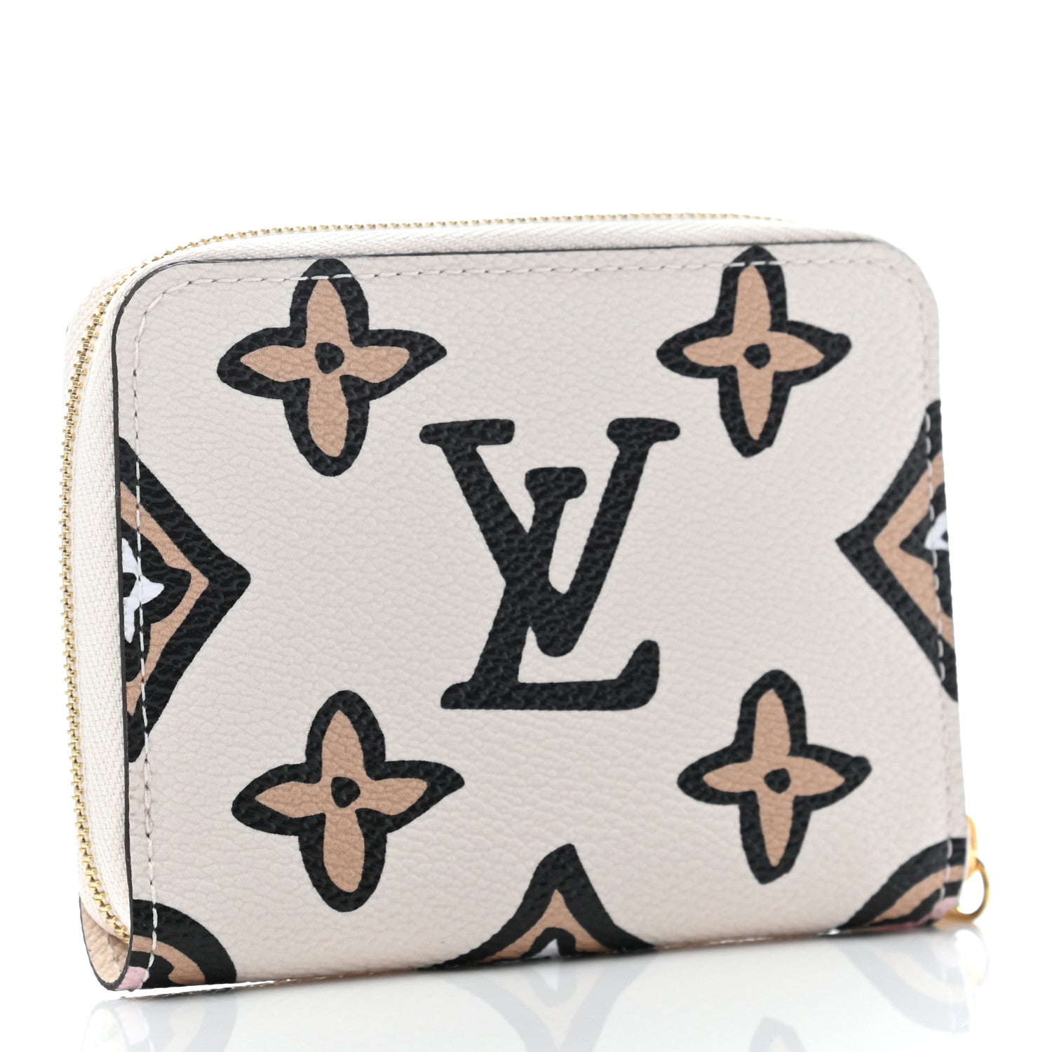 Louis Vuitton Monogram Giant Wild At Heart Zippy Coin Purse Creme 3 of 6
