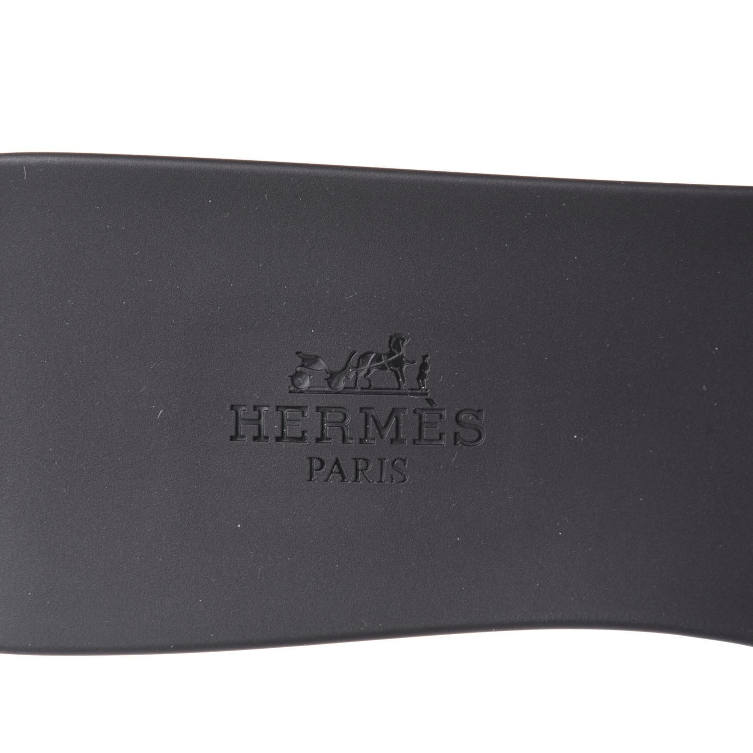 Hermes Rubber Aloha Sandals 39 Black 9 of 10