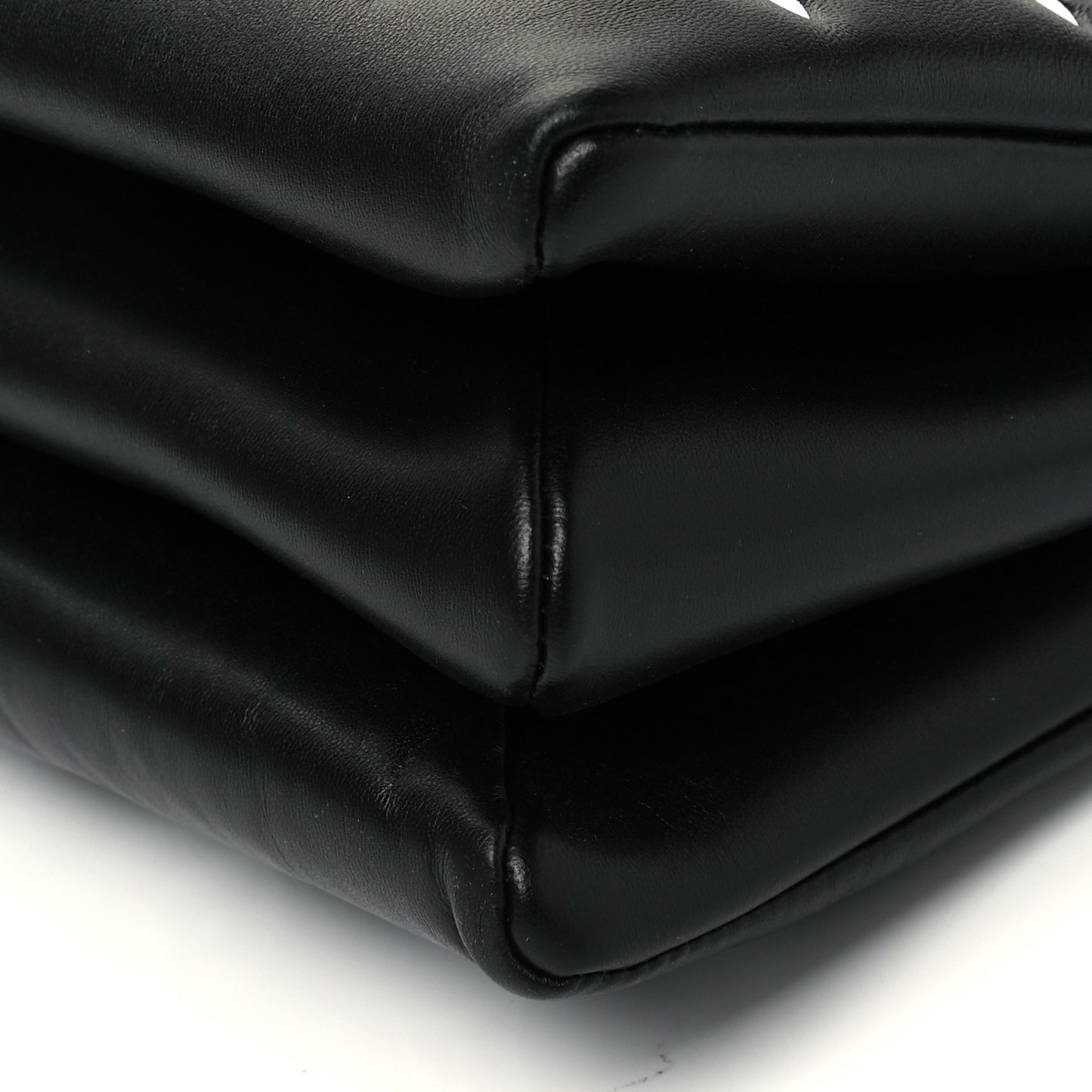 Lambskin Embossed Monogram Coussin PM Black White