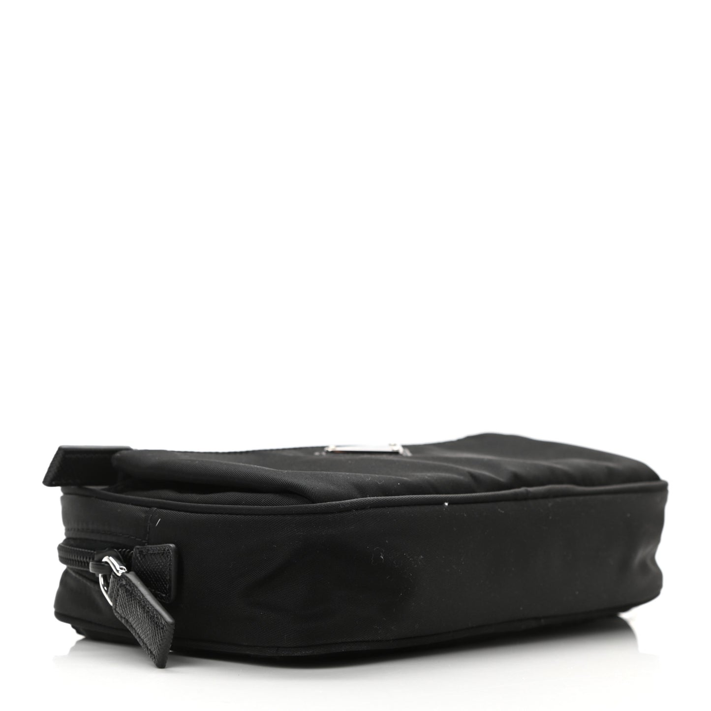 Tessuto Nylon Saffiano Belt Bag Black