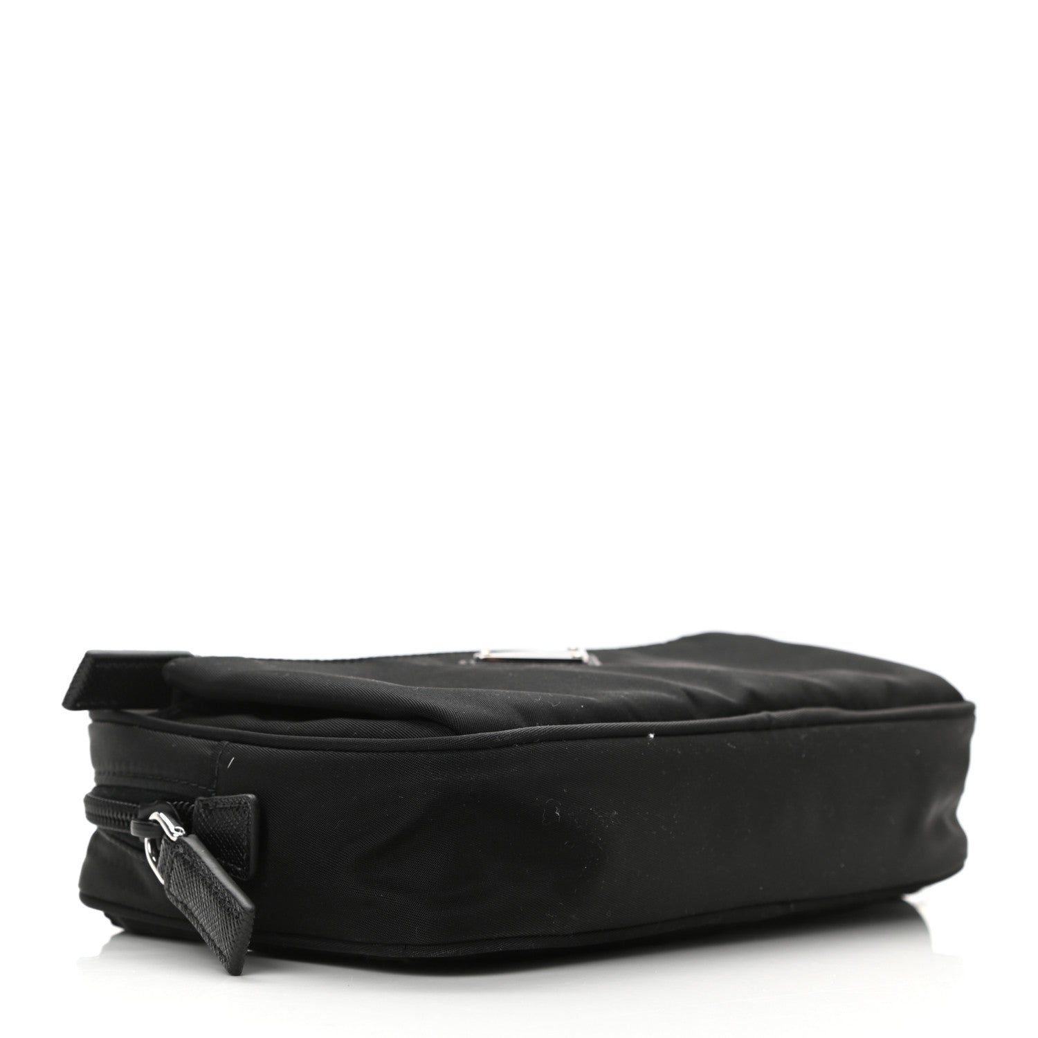 Prada Tessuto Nylon Saffiano Belt Bag Black 3 of 9