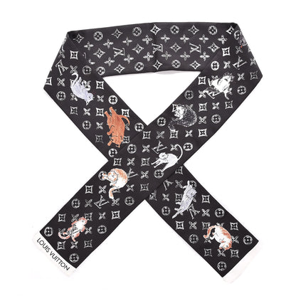 Louis Vuitton Silk Catogram Classic Bandeau Black 1 of 5