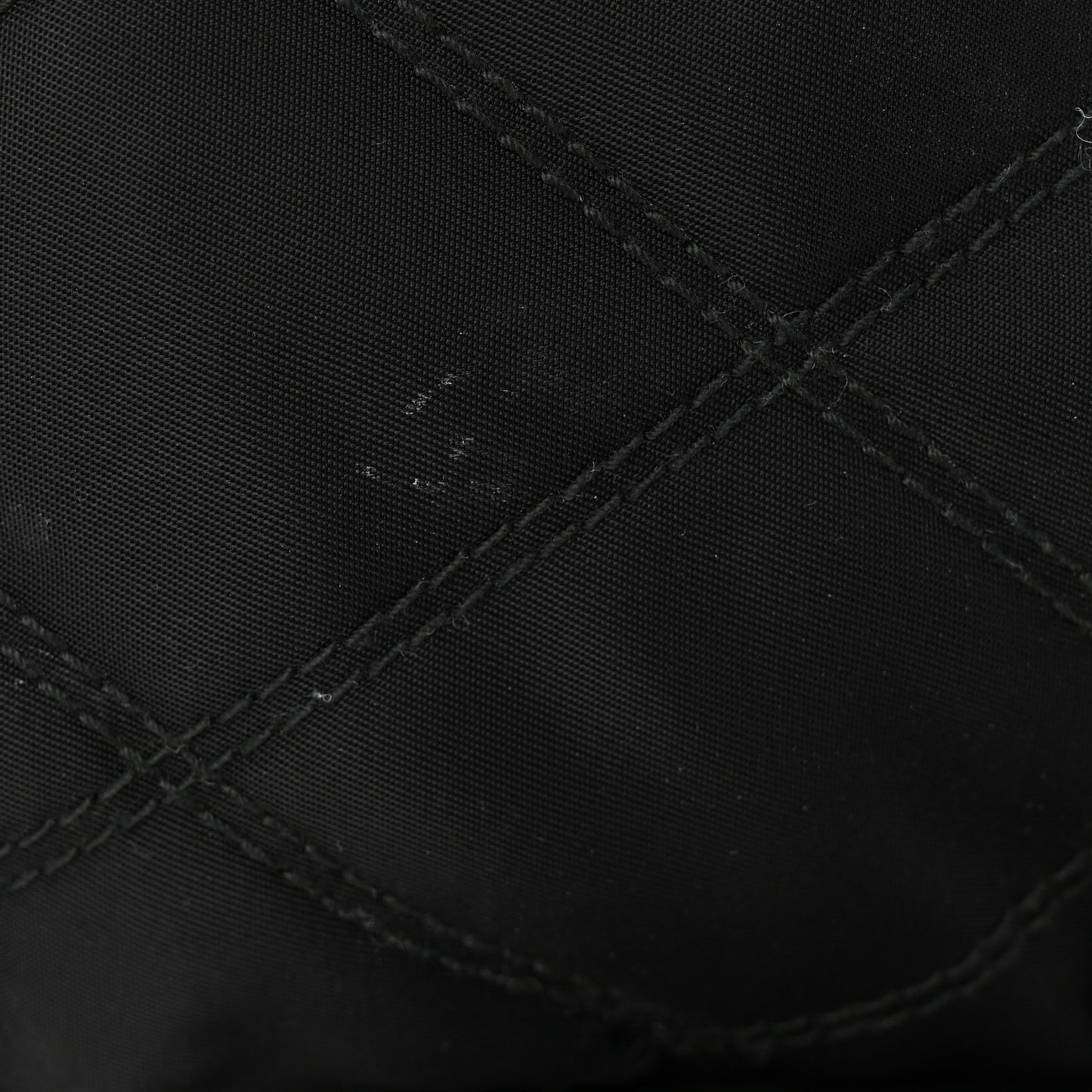 Tessuto Nylon Saffiano Vela Quilted Backpack Black