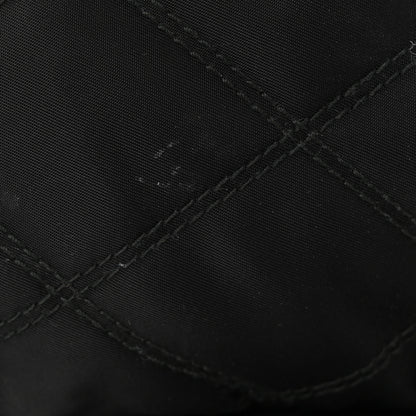 Prada Tessuto Nylon Saffiano Vela Quilted Backpack Black 18 of 19