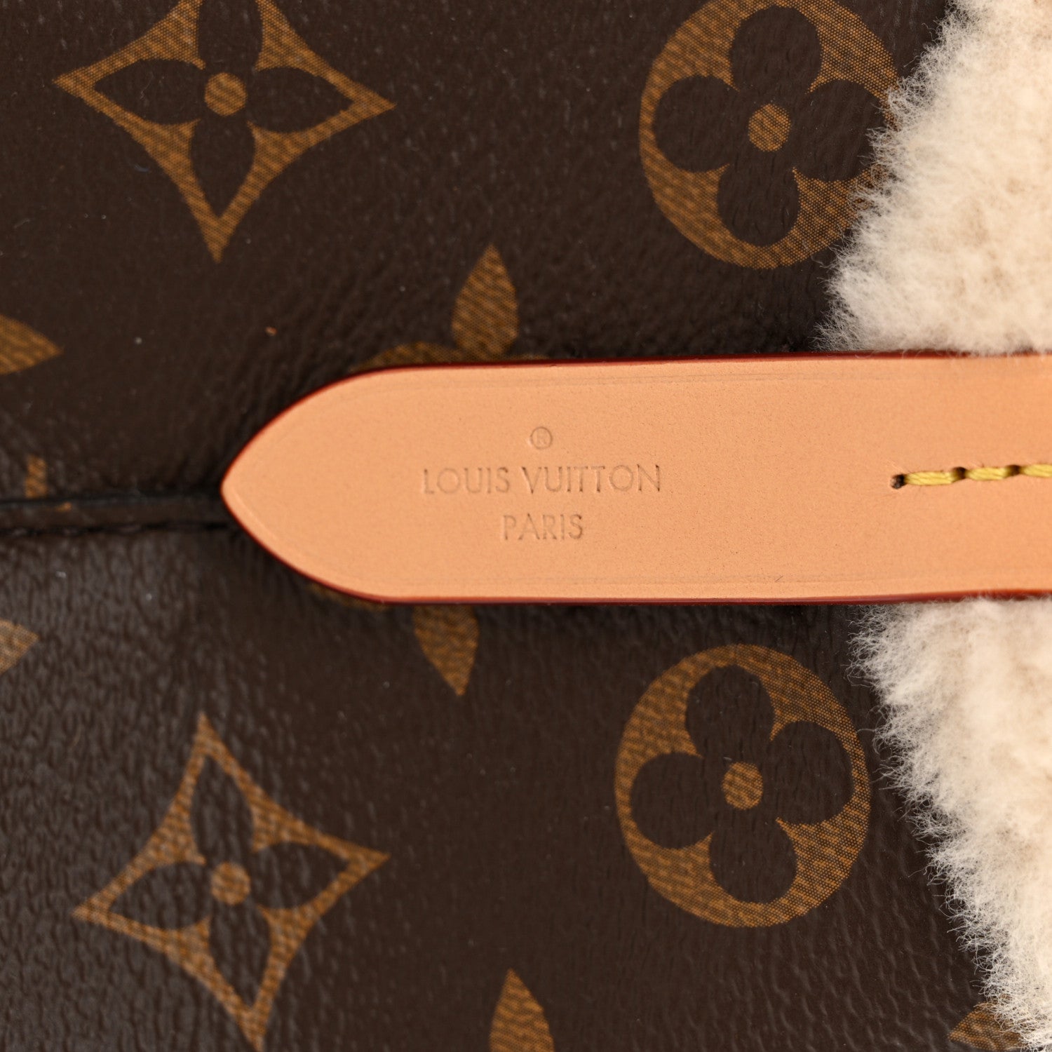 Louis Vuitton Monogram Shearling Cozygram Neonoe BB 8 of 10