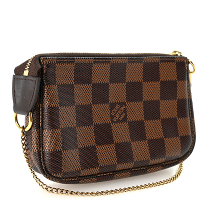 Louis Vuitton Damier Ebene Mini Pochette Accessories 3 of 10