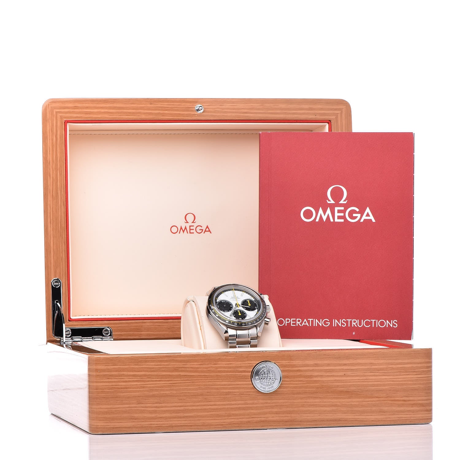 Omega Stainless Steel 40mm Speedmaster Racing Co-Axial Chronograph Automatic Watch White 326.30.40.50.04.001 7 of 7