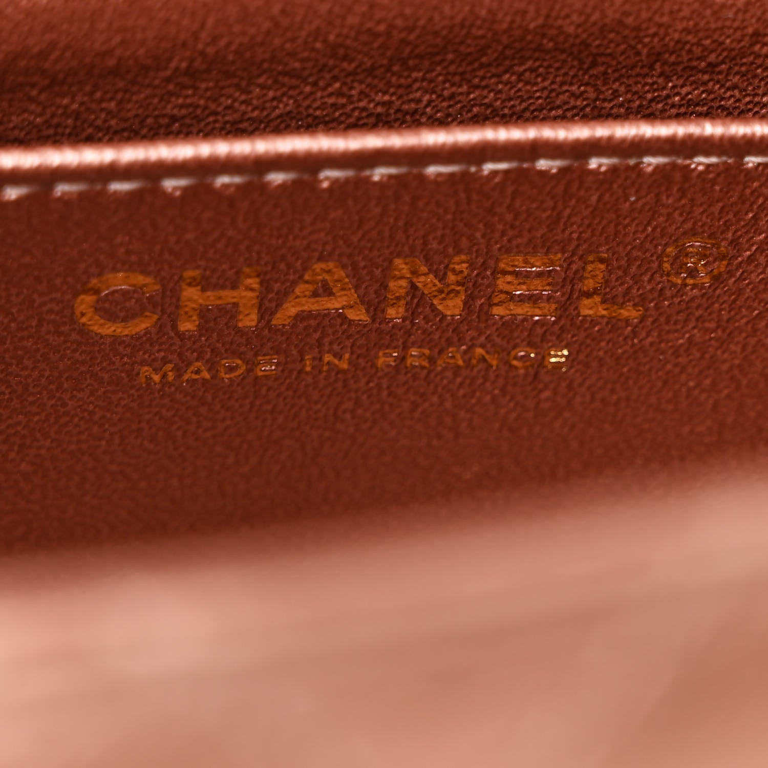 Chanel Metallic Grained Calfskin Quilted 2.55 Reissue Mini Flap Copper Pink 6 of 12