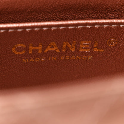 Chanel Metallic Grained Calfskin Quilted 2.55 Reissue Mini Flap Copper Pink 6 of 12