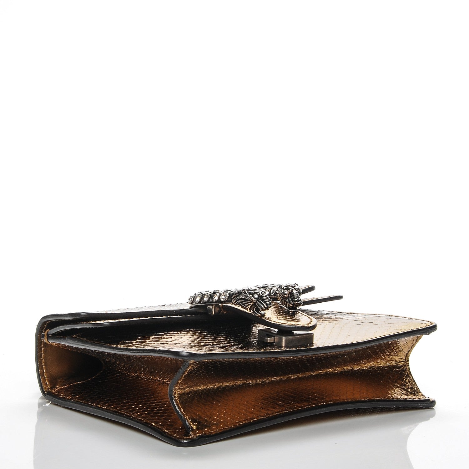 Gucci Python Mini Dionysus Shoulder Bag Gold 4 of 6