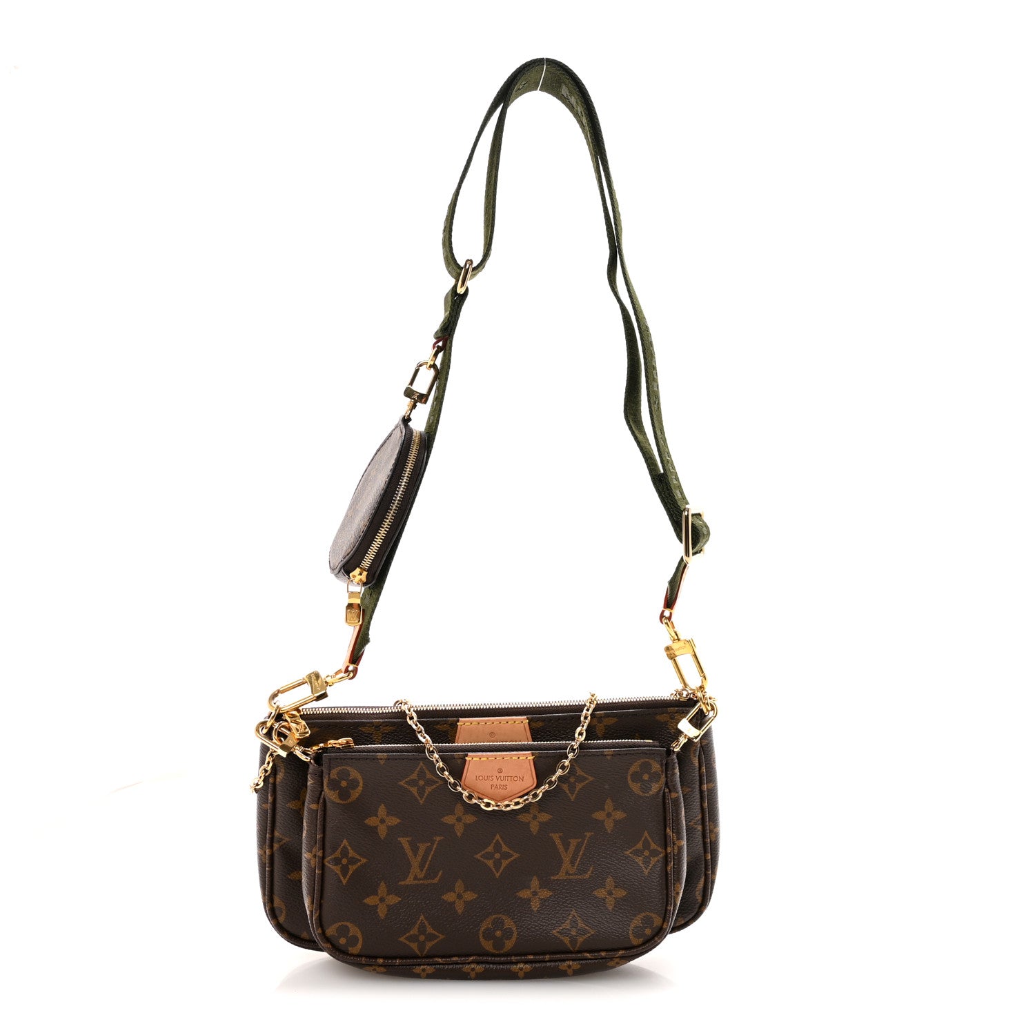 Louis Vuitton Monogram Multi Pochette Accessories Kaki 1 of 9