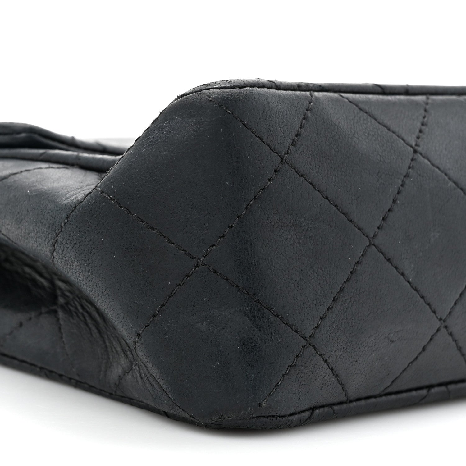 Chanel Lambskin Quilted Mini Square Flap Bag Black 11 of 19