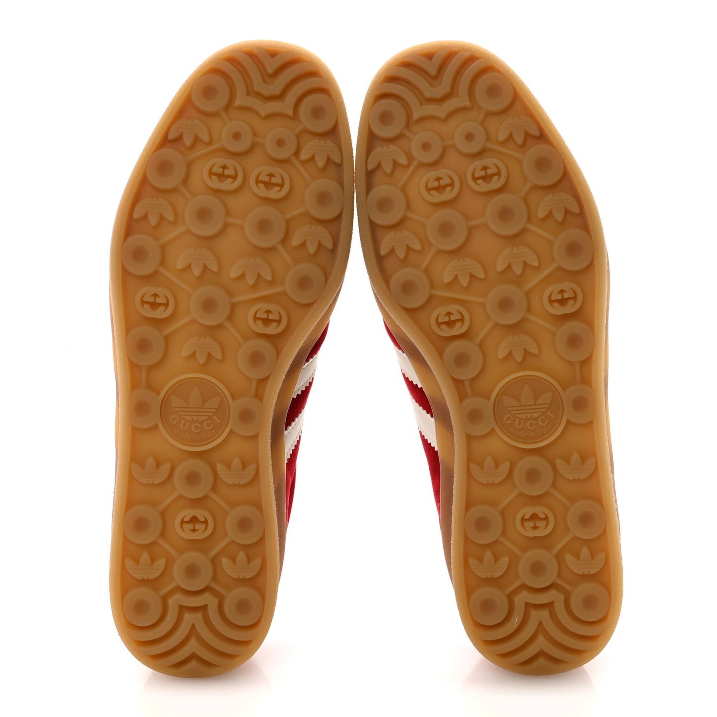 X ADIDAS Softy Velvet Suede Madeira Demetra Mens Gazelle Sneakers 8 Vulcanic Red Off White Hibiscus Red