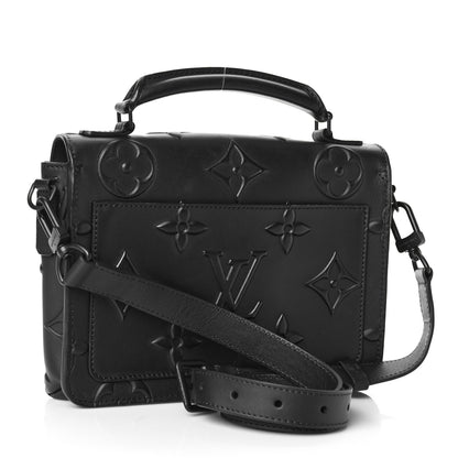 Louis Vuitton Monogram Seal Ambassadeur PM Black 4 of 10