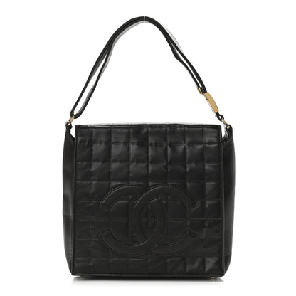 Chanel Lambskin Quilted Small Chocolate Bar Shoulder Bag Black 1 of 9