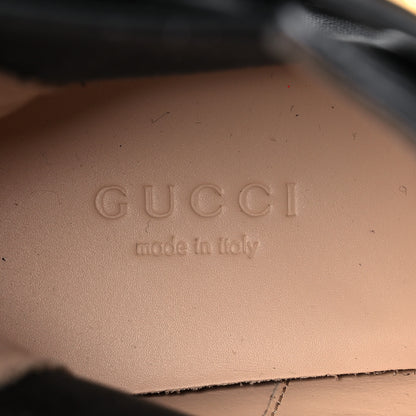 Gucci Calfskin Crystal GG Trip Chelsea Ankle Boots 38 Black 7 of 12
