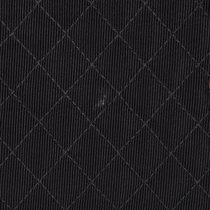Chanel Grosgrain Quilted Embroidered Patch Flap Black 8 of 15