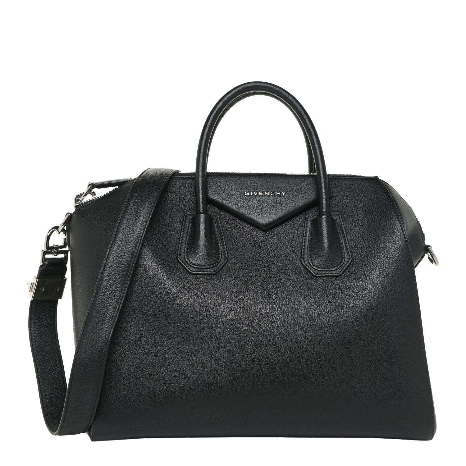 Givenchy Sugar Goatskin Medium Antigona Black 1 of 14