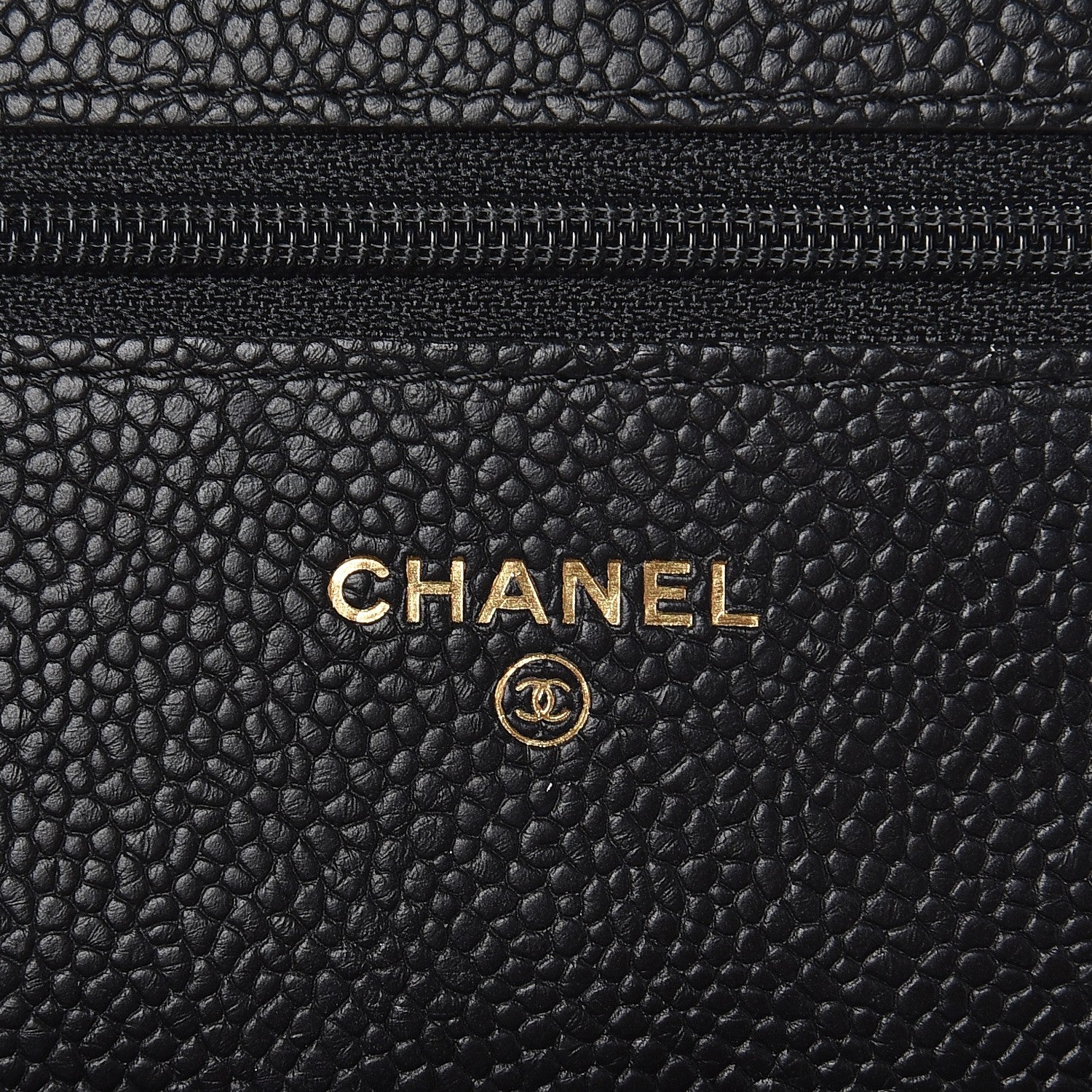 Chanel Caviar Quilted Boy Wallet On Chain WOC Black 7 of 11
