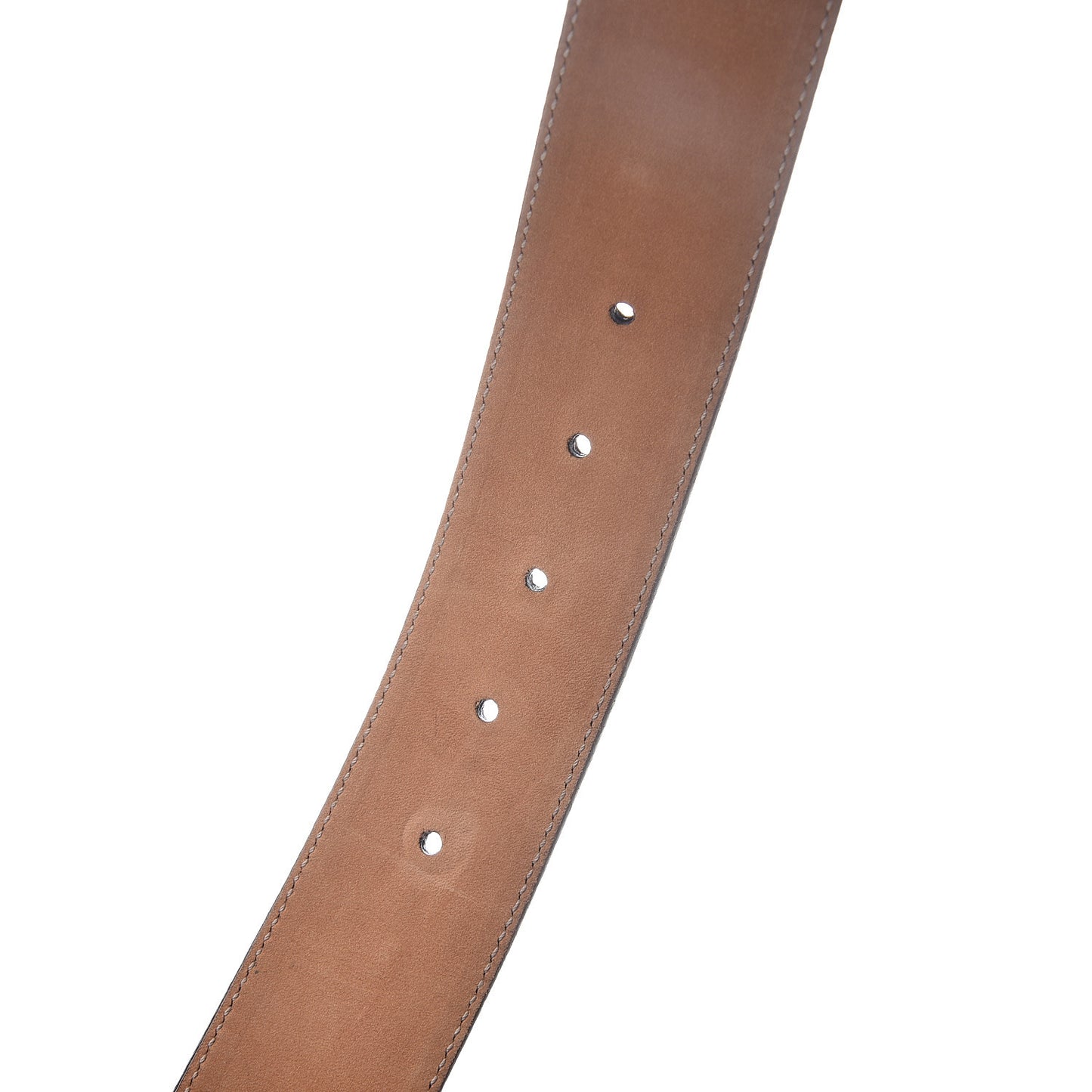 Calfskin Web Interlocking G Belt 80 32 White
