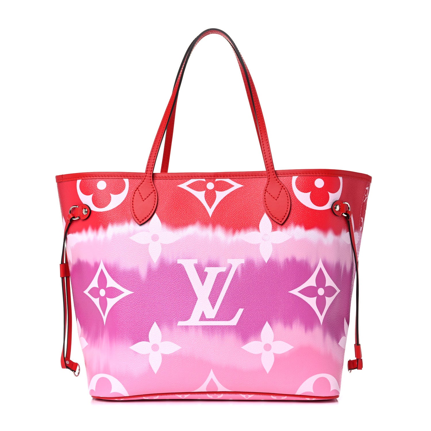 Louis Vuitton Monogram Escale Neverfull MM Rouge 1 of 10