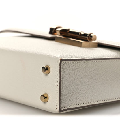 Hermes Chevre Mysore Mini Verrou Chaine Bag Craie 10 of 11