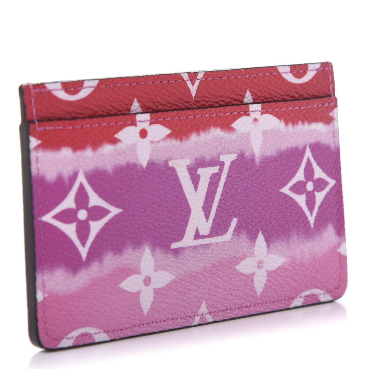 Monogram Escale Card Holder Rouge