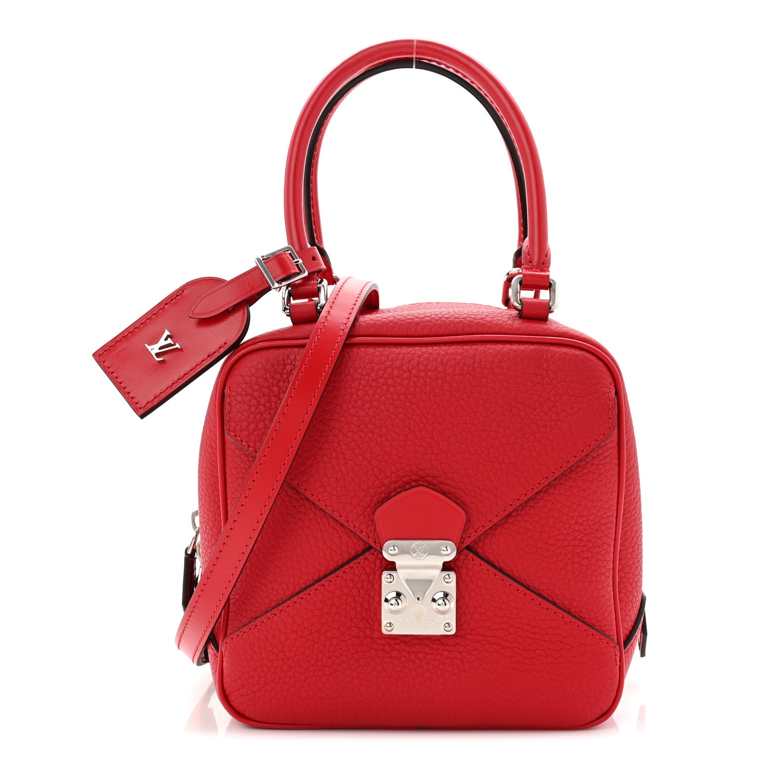 Louis Vuitton Taurillon Neo Square Bag Rouge 1 of 10