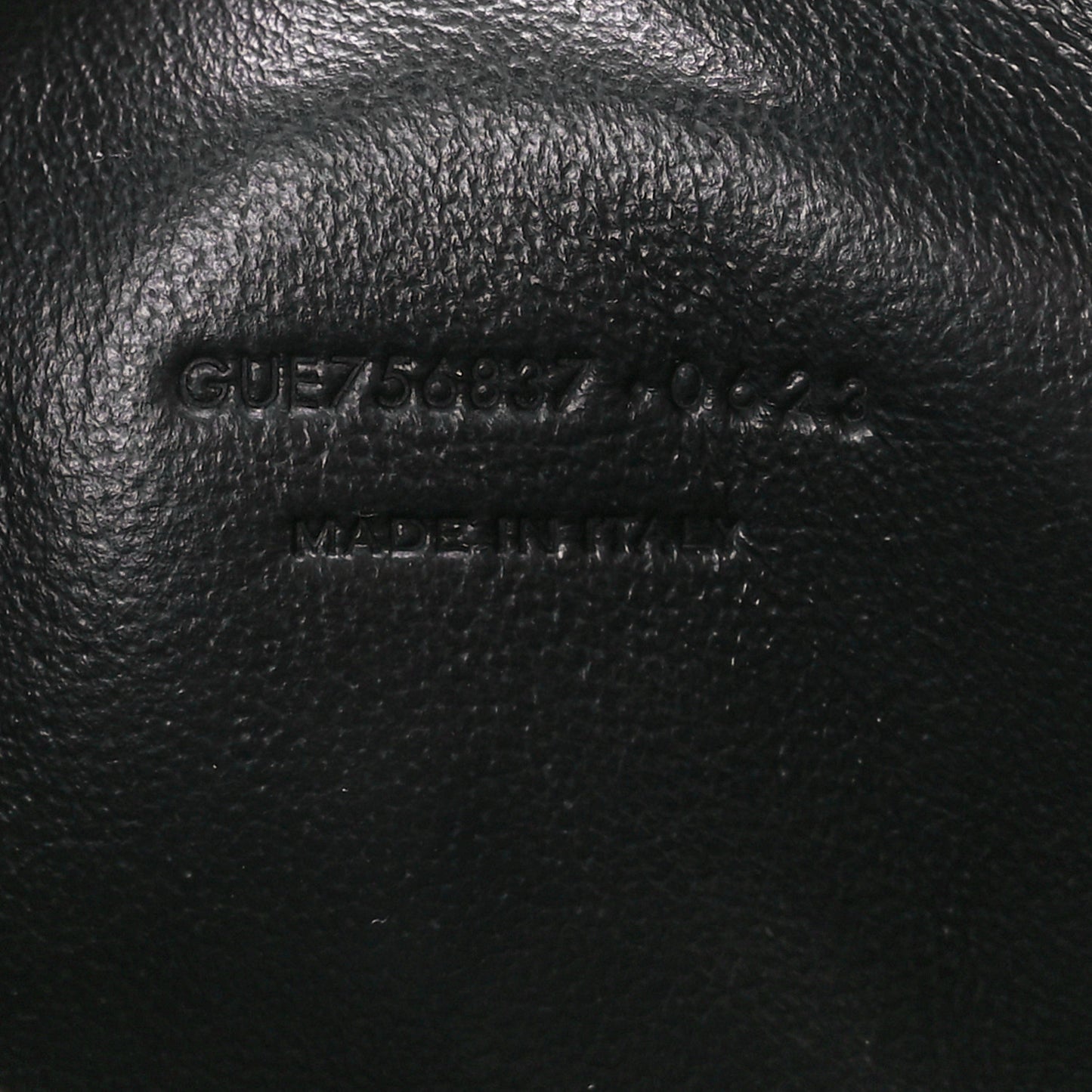 Shiny Calfskin Monogram Mini Lou Camera Bag Black