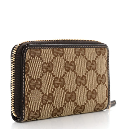 Gucci Monogram Zip Around Card Case Brown 3 of 8