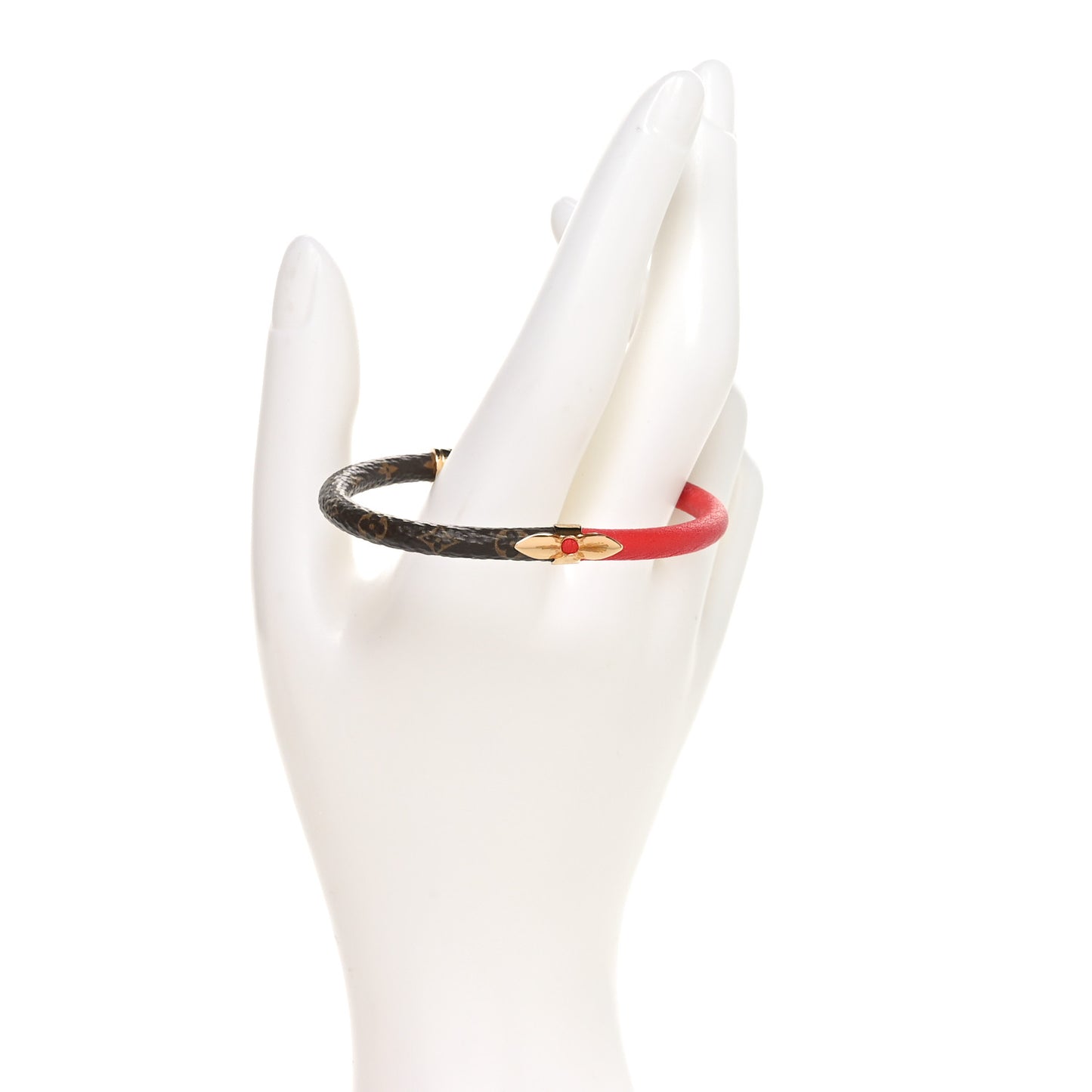 Monogram Daily Confidential Bracelet 17 Red