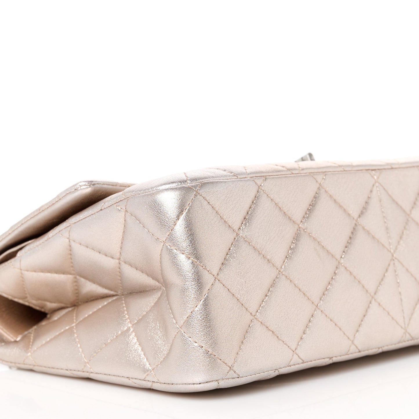 Metallic Aged Calfskin Quilted 2.55 Reissue 226 Flap Light Pink