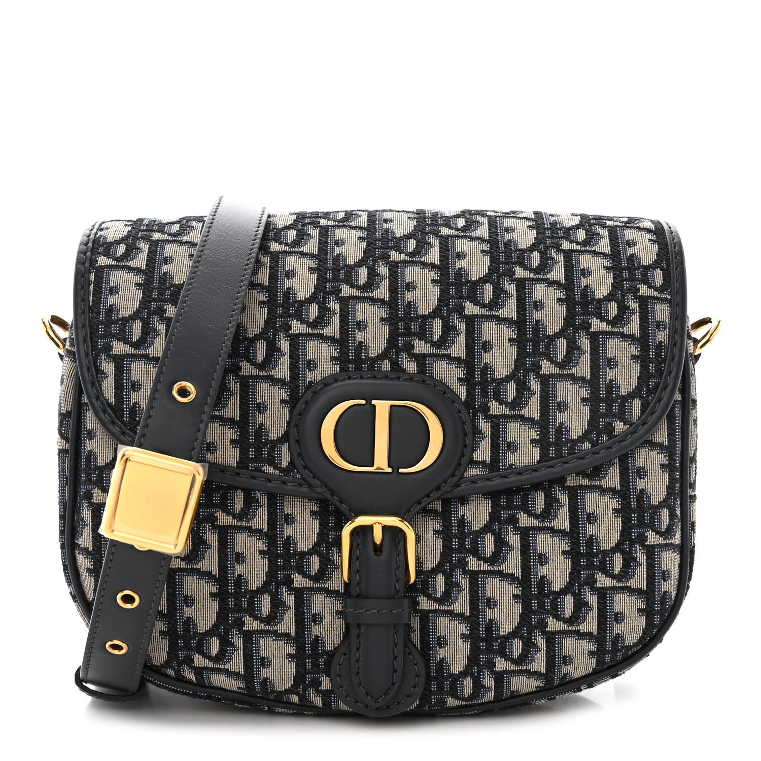 Christian Dior Oblique Medium Bobby Flap Blue 1 of 11