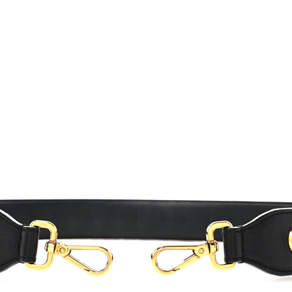 Fendi Vitello Dolce Spike Studded Strap You Black Gold 3 of 5